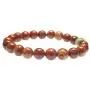 Myhealingworld Natural Red Gemstone Beaded Bracelet 8mm Healing Stone Band Balancing Stretch Wristlet for Men Women Myhealingworld Natural Red Gemstone Beaded Bracelet 8mm Healing Stone Band Balancing Stretch Wristlet for Men Women