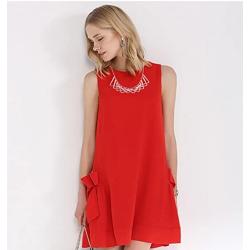 HSWE Statement Collar Necklace for Women Simple Geometric Bib Necklace for Wedding Party