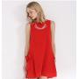 HSWE Statement Collar Necklace for Women Simple Geometric Bib Necklace for Wedding Party