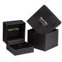 King Will BASIC Mens Black Titanium Ring 8mm Polished Beveled Stepped Edge Matte Brushed Finish Center Wedding Band 2Pcs Set