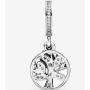 Romántico Amor Tree of Life Family Dangle Beads Silver Fit Pandora Charm Bracelet&Necklace