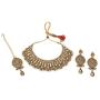 MUCH-MORE Fashion Necklace Set with Pearl & Crystal Stone for Women (104LCT)