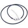 COLORFUL BLING 2Pcs Black Hematite Stone Magnetic Rings Necklace Set Anxiety Absorb Negative Energy Balance Chakra Healing Jewelry for Women Men(6MM)