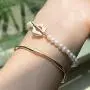 YorzAhar White Big Irregular Pearls Bracelets 7-8.5mm Pearls Stretch Bracelet 18k Gold Plated Pearl Strand Bracelet for Women (6 inch Long) Adjustable Chain YorzAhar White Big Irregular Pearls Bracelets 7-8.5mm Pearls Stretch Bracelet 18k Gold Plated Pearl Strand Bracelet for Women (6 inch Long) Adjustable Chain