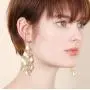 Waterfall Design Multi Layered & Tiered Chandelier Dangle Drop Statement Earrings Waterfall Design Multi Layered & Tiered Chandelier Dangle Drop Statement Earrings