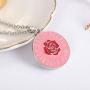 Ralukiia One Direction Gift Harry Style Merch Treat People with Kindness Enamel Necklace Keyring Jewelry