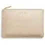 Katie Loxton Maid of Honor on Metallic Gold Womens Boxed Bridal Perfect Pouch & Charm Bracelet 2 Piece Set Katie Loxton Maid of Honor on Metallic Gold Womens Boxed Bridal Perfect Pouch & Charm Bracelet 2 Piece Set