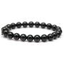 SEVENSTONE 2PCS Crown Couples Bracelet for Men Women King&Queen Bracelet Adjustable 8MM Beads