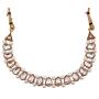 Efulgenz Fashion Chunky Crystal Faux Pearl Vintage Antique Gold Plated Statement Collar Choker Necklace Earrings Jewelry Set