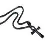 Reve Stainless Steel Coptic Ankh Cross Religious Pendant Necklace for Men Women, 20-24 Inches Chain Reve Stainless Steel Coptic Ankh Cross Religious Pendant Necklace for Men Women, 20-24 Inches Chain