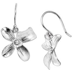 Silpada Garden Whimsy Floral Drop Earrings in Sterling Silver