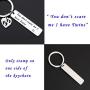 CENWA Parents of Twins Gift Twin Mom/Dad Keychain You Dont Scare Me I Have Twins Dad/Mom of Twins Gift