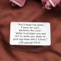 KUIYAI Jeremiah 29:11 Wallet Card for I Know The Plan I Have for You Religious Gifts Chrisitian Bible Verse Jeremiah 29:11 Jewelry