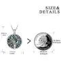 Tree of Life Necklace 925 Sterling Silver Tree Jewelry for Women