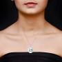 Charmsy Sterling Silver Jewelry Inspiration Engraved Pendant Necklace with Cable Chain for Women Teen