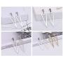 Womens Triangle Earrings Metal Hollow Geometric Triangle Dangle Drop Earrings Costume Jewelry
