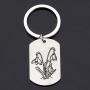 Gzrlyf Snowdrop Keychain Snowdrop Flower Gifts Snowdrop Jewelry Inspirational Grief Gifts Memorial Gifts