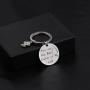 Zuo Bao Fishing Lure Jewelry My Best Catch was You Fisherman Gifts Funny Keychain for Husband Boyfriend