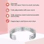 Melix Home Inspirational Bracelets for Women Mens Bracelet Sobriety Gifts Recovery Gift AA Cuff