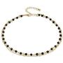 Fettero Dainty Layered Gold Chocker Handmade Beads 14K Gold Fill Heart White Opal Necklace