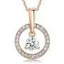 St.Claire 18K Gold Plated Swarovski Necklace for Women Round Halo Pendant Crystals Necklace Best Jewelry Gifts for Womens Girls Mothers Day Birthday Wedding Anniversary St.Claire 18K Gold Plated Swarovski Necklace for Women Round Halo Pendant Crystals Necklace Best Jewelry Gifts for Womens Girls Mothers Day Birthday Wedding Anniversary