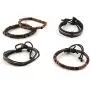 HZMAN Wrap Bracelets Men Women, Hemp Cords Wood Beads Ethnic Tribal Bracelets, Leather Wristbands HZMAN Wrap Bracelets Men Women, Hemp Cords Wood Beads Ethnic Tribal Bracelets, Leather Wristbands