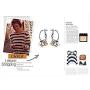 Iuha Triple Color Animal Mini Mouse Bear Dangle Platinum Plated Hoop Earrings/Accessories/Hypoallergenic