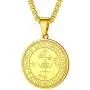 PROSTEEL Stainless Steel Archangel Pendant Necklace for Men Women, Protection Amulet Jewelry, Gold/Silver/Black Tone, 22inch-24inch Adjustable, Come Gift Box PROSTEEL Stainless Steel Archangel Pendant Necklace for Men Women, Protection Amulet Jewelry, Gold/Silver/Black Tone, 22inch-24inch Adjustable, Come Gift Box