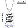 Religious Jewelry God Grant Me The Serenity Prayer Quote Dog Tag Keyring Christian Gift Inspirational Bracelet