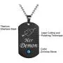 SunnyHouse Jewelry His & Hers Matching Set Titanium Stainless Steel His Angel Her Demon Couple Pendant Necklace in a Gift Box SunnyHouse Jewelry His & Hers Matching Set Titanium Stainless Steel His Angel Her Demon Couple Pendant Necklace in a Gift Box