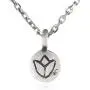 Satya Jewelry Sterling Silver Mini Lotus Necklace (18-Inch) Satya Jewelry Sterling Silver Mini Lotus Necklace (18-Inch)