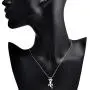 SUVANI Sterling Silver Movable Gecko Lizard Charm Pendant Necklace, 18 inch Snake Chain SUVANI Sterling Silver Movable Gecko Lizard Charm Pendant Necklace, 18 inch Snake Chain