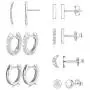 Earrings for Women Hoop Huggie Girls Ear Piercing Minimalist Cuff Mini Bar Dainty Stud Perfect for Gifting Rose Gold Plated AAA+ Cubic Zirconia Small Set 14pcs Earrings (14Pcs Set) Earrings for Women Hoop Huggie Girls Ear Piercing Minimalist Cuff Mini Bar Dainty Stud Perfect for Gifting Rose Gold Plated AAA+ Cubic Zirconia Small Set 14pcs Earrings (14Pcs Set)
