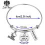 Zuo Bao Military Mom Wife Keychain Lord Protect Him While He Protects Us Gift for Soldier Military Wife/Mom