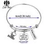 Zuo Bao Military Mom Wife Keychain Lord Protect Him While He Protects Us Gift for Soldier Military Wife/Mom