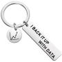 CENWA Data Scientist Gift Data Engineer Gift Data Analyst Jewelry I Back It Up with Data Keychain