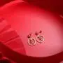 AOBOCO 925 Sterling Silver Christmas Theme Earrings Embellished with Crystal from Austria, Hypoallergenic Dangle Drop Earrings, Fine Snowflake Jewelry Gifts for Women - Christmas Every Day