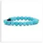 Xusamss Fashion Religious Cross Bracelet 8mm Tiger Eye Turquoise Beads Elastic Bracelet,7 1/2 Wrist Xusamss Fashion Religious Cross Bracelet 8mm Tiger Eye Turquoise Beads Elastic Bracelet,7 1/2 Wrist
