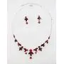 Faship Gorgeous Rhinestone Crystal Floral Necklace Earrings Set Faship Gorgeous Rhinestone Crystal Floral Necklace Earrings Set