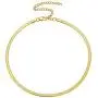 MONACHASE 18K Gold Plating Herringbone Chain Necklace For Women Gold Choker Necklace Fashion Simple Necklace Stainless Steel Chain Necklace Women Jewelry Gifts For Her MONACHASE 18K Gold Plating Herringbone Chain Necklace For Women Gold Choker Necklace Fashion Simple Necklace Stainless Steel Chain Necklace Women Jewelry Gifts For Her