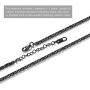 PROSTEEL Gay Pride Necklace,Rainbow,LGBT Jewelry,Love Wins,Equality Necklace,Inspirational Jewelry,Friendship Necklaces,Gift for Him