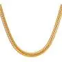 MMTTAO 18K Gold Plated Mens Cuban Curb/Figaro/Snake Chain Link Necklace for Pendant Men Women 5MM/6MM Wide Hip Hop Hiphop Mens Fashion Jewelry Gifts with 18K Stamp, 18Inches-32Inches