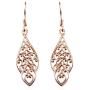 Shop LC 925 Sterling Silver 14K Rose Gold Plated Dangle Drop Earrings for Women Prom Jewelry Mothers Day Gifts