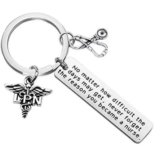 FUSTMW Nurse Gift Nurse Keychain RN Charm Nursing Graduation Gift Medical Jewelry Nurse Inspirational Gifts FUSTMW Nurse Gift Nurse Keychain RN Charm Nursing Graduation Gift Medical Jewelry Nurse Inspirational Gifts