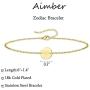 Aimber Zodiac Bracelet Constellations Zodiac Sign Bracelet Astrology Constellation Bracelet for Women Girls