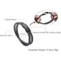 murtoo Mens Bracelet Leather Braided, Brown and Black Leather Bracelet for Men murtoo Mens Bracelet Leather Braided, Brown and Black Leather Bracelet for Men