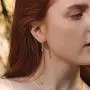 Small Lightning Bolt Cartilage Hoop Earrings for Women Girls Men Sterling Silver Gold Plated with Charms Dipped Huggie Personalized Drop Clip Hypoallergenic Stud Delicate Fashion Jewelry Chic Gifts