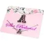 Hicarer 2 Pieces Pink Charm Letters A-Z Pendant Necklace and Bracelet Pendant for Women Girls, Letter Name Jewelry