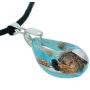 GlassOfVenice Gemma Murano Glass Necklace and Earrings Set - Aquamarine