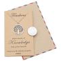 Quan Jewelry Tree of Life Pendant Necklace with Thank You Greeting Card, Teachers Day Appreciation Gifts